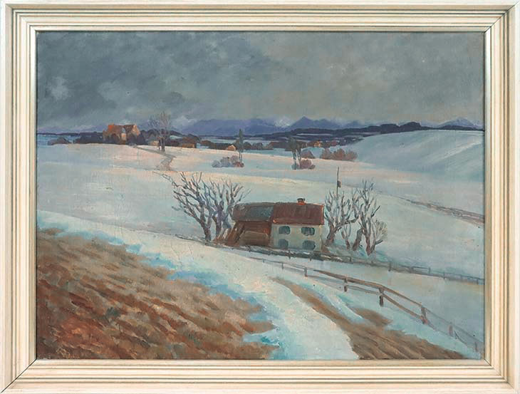 Winterlandschaft wohl bei Grafing